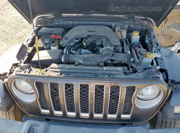 1C6HJTFG5ML590097 2021 JEEP GLADIATOR Gray უკანა სალონის ხედი
