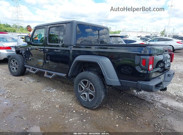 1C6JJTAG1ML511579 2021 JEEP GLADIATOR Black Հետևի ձախ