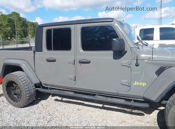 1C6JJTAG1ML550804 2021 JEEP GLADIATOR Gray უკანა სალონის ხედი