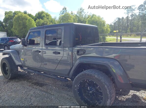 1C6JJTAG1ML550804 2021 JEEP GLADIATOR Gray სალონის 360-გრადუსიანი ხედი