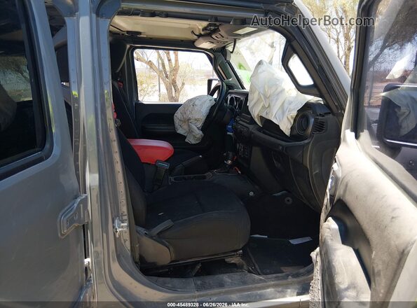 1C6JJTAG2ML612193 2021 JEEP GLADIATOR Серый Вид салона спереди