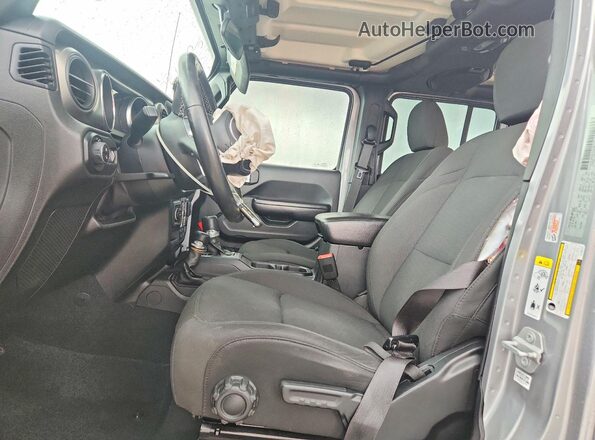 1C6JJTAG7LL109113 2020 JEEP GLADIATOR Gray Вид салону спереду