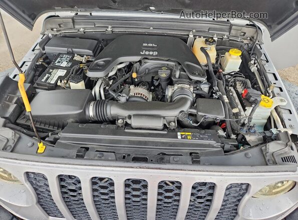 1C6JJTAG7LL109113 2020 JEEP GLADIATOR Gray Вид задньої частини салону
