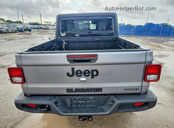 1C6JJTAG7LL109113 2020 JEEP GLADIATOR Gray Вид ззаду
