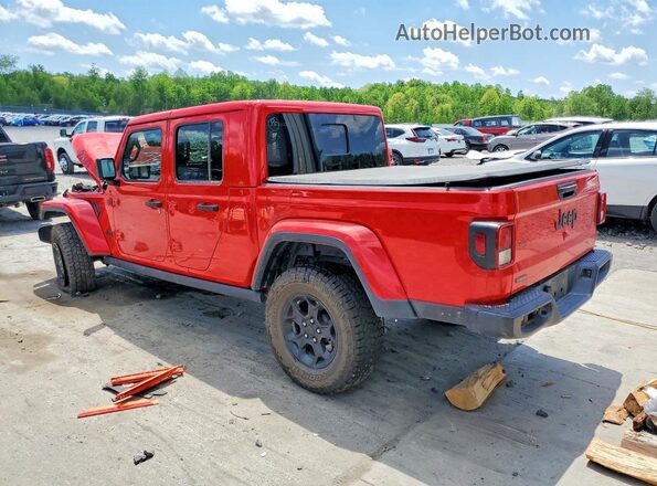 1C6JJTAM8PL594762 2023 JEEP GLADIATOR Red Задня ліва чверть