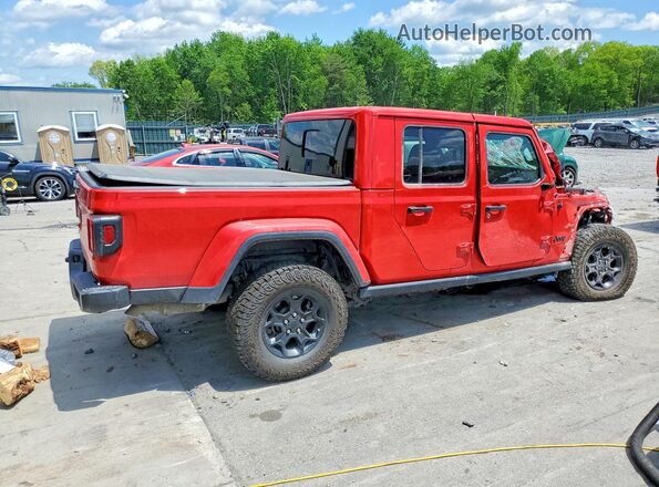 1C6JJTAM8PL594762 2023 JEEP GLADIATOR Red Задня права чверть