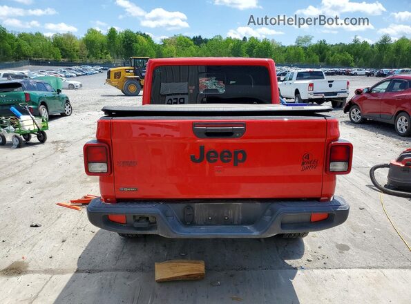 1C6JJTAM8PL594762 2023 JEEP GLADIATOR Red Вид ззаду