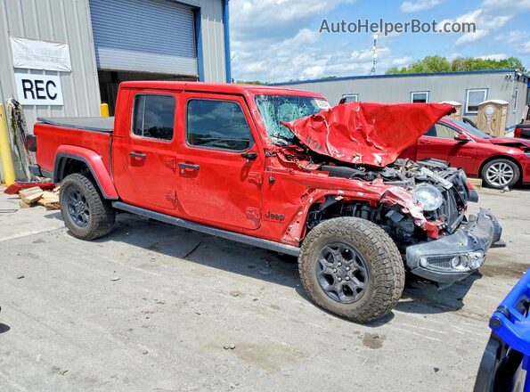 1C6JJTAM8PL594762 2023 JEEP GLADIATOR Red Передня права чверть