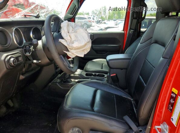 1C6JJTAM8PL594762 2023 JEEP GLADIATOR Red Вид салону спереду
