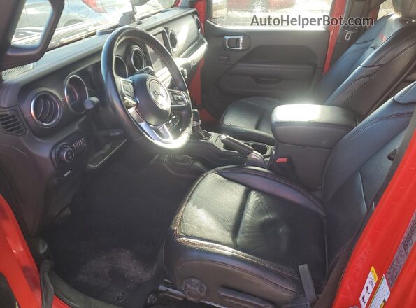 1C6JJTBG2LL139523 2020 JEEP GLADIATOR Красный Вид салона спереди