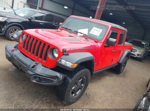 1C6JJTBG4PL563095 2023 JEEP GLADIATOR Red Vista tres cuartos delantera izquierda