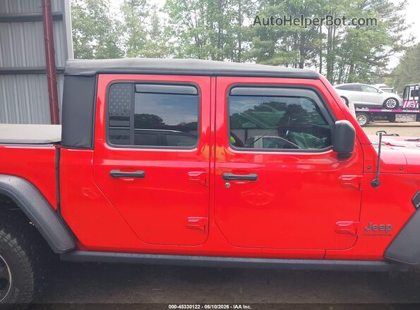 1C6JJTBG4PL563095 2023 JEEP GLADIATOR Red Vista interior trasera