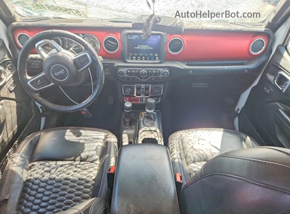 1C6JJTBG8NL109946 2022 JEEP GLADIATOR White Вид панелі приладів
