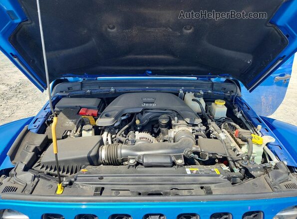 1C6JJTEG3ML528376 2021 JEEP GLADIATOR Blue Սալոնի հետևի տեսք