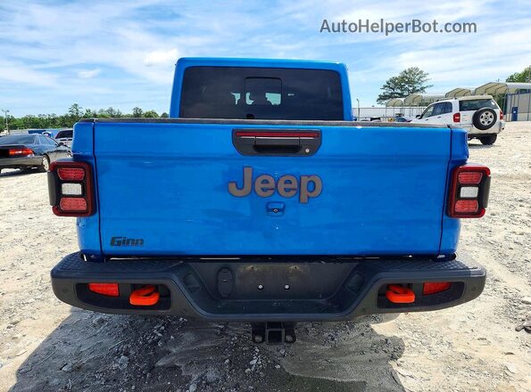 1C6JJTEG3ML528376 2021 JEEP GLADIATOR Blue Հետևի տեսք