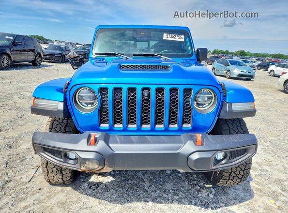 1C6JJTEG3ML528376 2021 JEEP GLADIATOR Blue Դիմացի տեսք