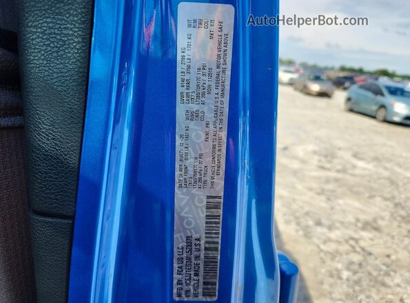 1C6JJTEG3ML528376 2021 JEEP GLADIATOR Blue Շարժիչի բաժամունքի տեսք