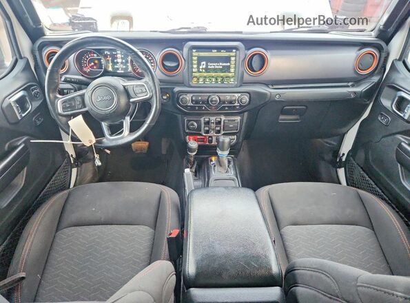 1C6JJTEG3ML583684 2021 JEEP GLADIATOR White Vista del salpicadero