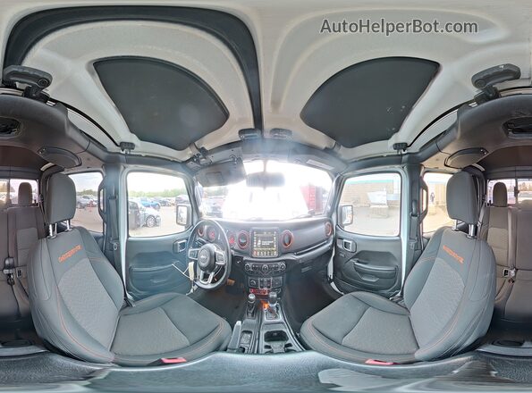 1C6JJTEG3ML583684 2021 JEEP GLADIATOR White Vista de la etiqueta del VIN