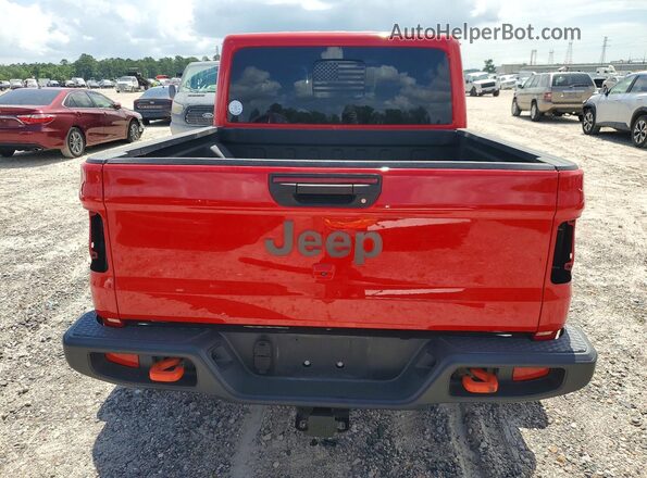 1C6JJTEG3ML618790 2021 JEEP GLADIATOR Красный Вид сзади
