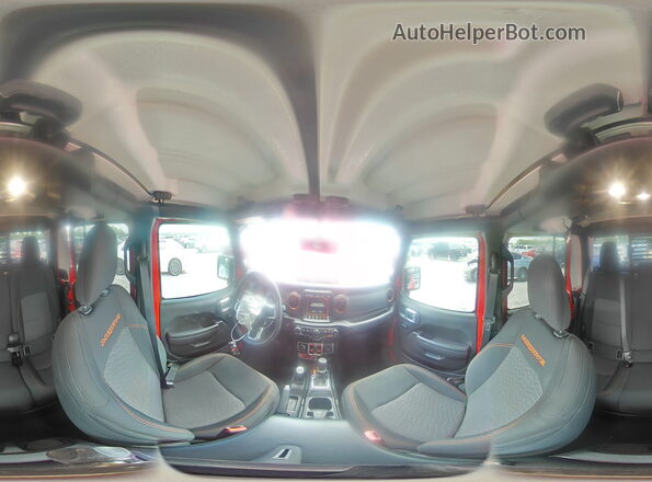 1C6JJTEG3ML618790 2021 JEEP GLADIATOR Красный Панорамный вид салона 360°