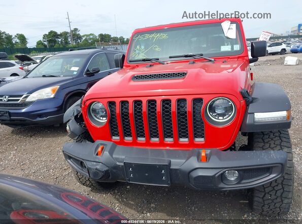 1C6JJTEG3PL592079 2023 JEEP GLADIATOR Red ხელსაწყოთა პანელის ხედი