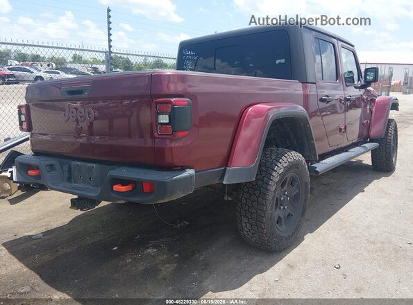 1C6JJTEG5ML615454 2021 JEEP GLADIATOR Red Trasero derecho