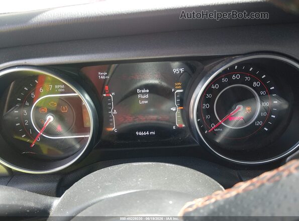 1C6JJTEG5ML615454 2021 JEEP GLADIATOR Red Vista de los asientos traseros