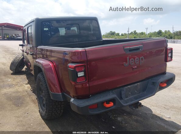 1C6JJTEG5ML615454 2021 JEEP GLADIATOR Red Trasero izquierdo