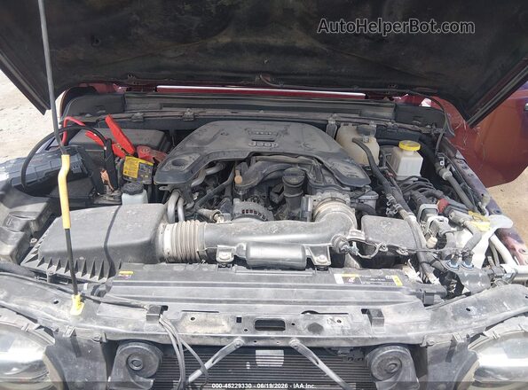 1C6JJTEG5ML615454 2021 JEEP GLADIATOR Red Vista trasera