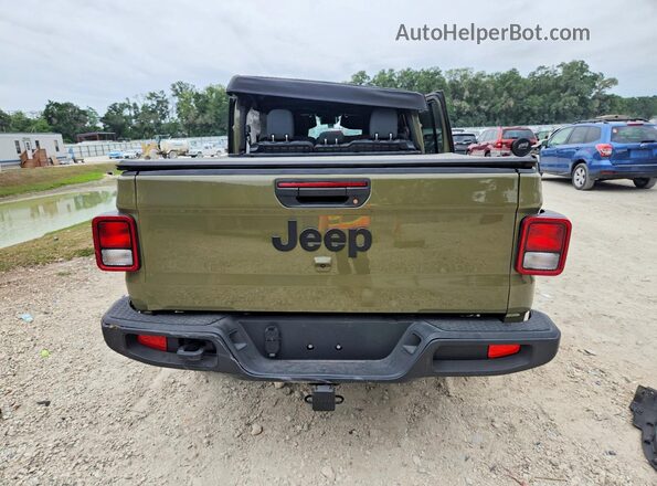 1C6PJTAG1SL522279 2025 JEEP GLADIATOR Green Widok z tyłu
