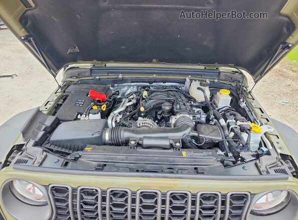 1C6PJTAG1SL522279 2025 JEEP GLADIATOR Green Widok wnętrza z tyłu