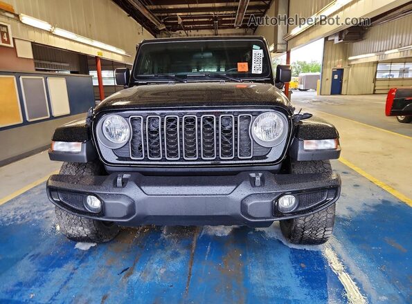 1C6PJTAG2SL501988 2025 JEEP GLADIATOR Black Вид спереду