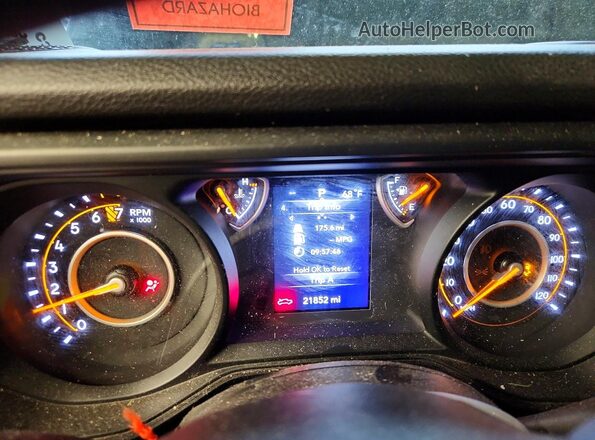 1C6PJTAG2SL501988 2025 JEEP GLADIATOR Black Вид щитка приладів