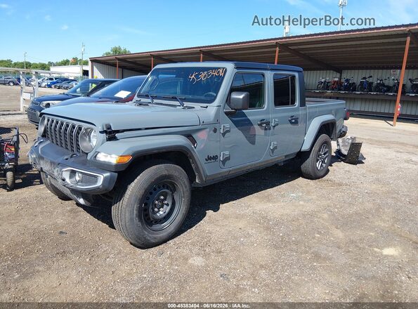 1C6PJTAG2SL536286 2025 JEEP GLADIATOR Blue Առջևի ձախ երեք քառորդ տեսարան