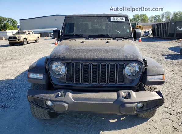 1C6PJTAG8SL500327 2025 JEEP GLADIATOR Black Դիմացի տեսք