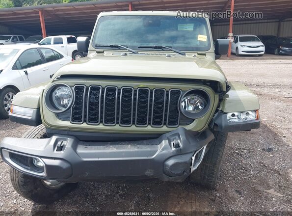 1C6PJTAG8SL548653 2025 JEEP GLADIATOR Green Դիմացի տեսք
