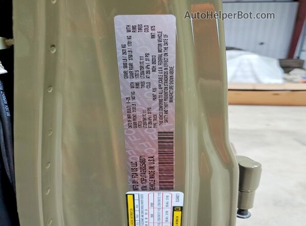 1C6PJTAG9SL546071 2025 JEEP GLADIATOR Tan Շարժիչի բաժամունքի տեսք