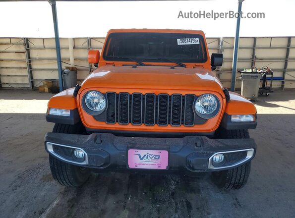 1C6RJTAG4SL527047 2025 JEEP GLADIATOR Orange Front view