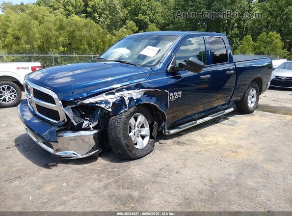 1C6RR6FG0MS580632 2021 RAM 1500 CLASSIC Blue Առջևի ձախ երեք քառորդ տեսարան