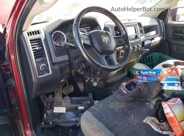 1C6RR6FG2LS144430 2020 RAM 1500 Red Dashboard view