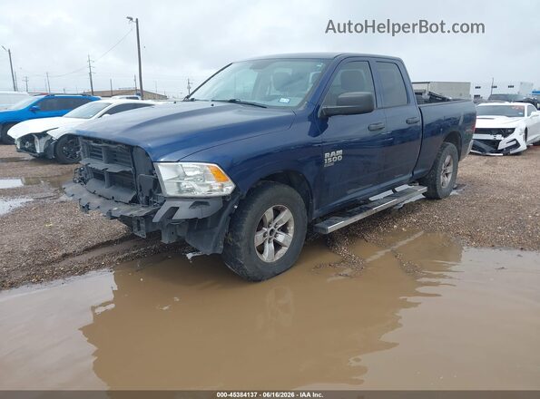 1C6RR6FG5LS138637 2020 RAM 1500 CLASSIC Dark Blue Առջևի ձախ երեք քառորդ տեսարան