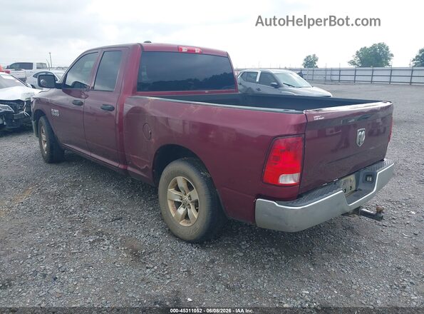 1C6RR6FG8JS195461 2018 RAM 1500 Maroon უკანა მარცხენა