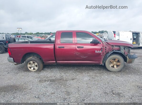 1C6RR6FG8JS195461 2018 RAM 1500 Maroon სალონის 360-გრადუსიანი ხედი