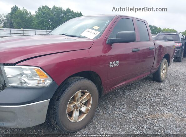 1C6RR6FG8JS195461 2018 RAM 1500 Maroon 