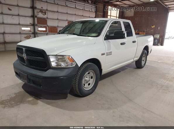 1C6RR6FT0HS541994 2017 RAM 1500 White Передня ліва чверть