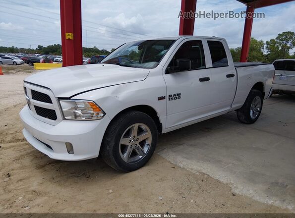 1C6RR6FT4HS723794 2017 RAM 1500 White Առջևի ձախ երեք քառորդ տեսարան