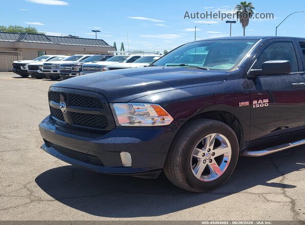 1C6RR6FT5HS866348 2017 RAM 1500 Синий Передняя левая четверть