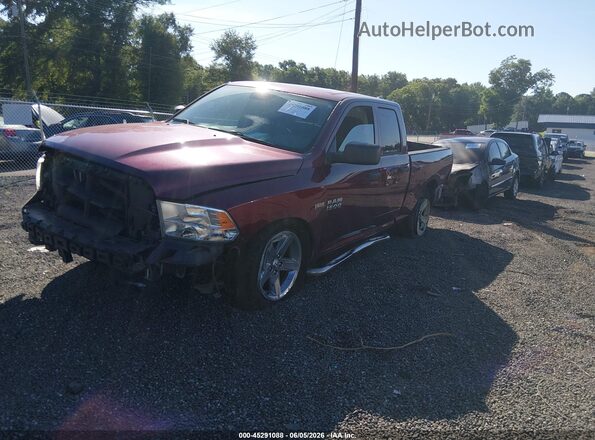 1C6RR6FT8HS847227 2017 RAM 1500 Бордовый Передняя левая четверть