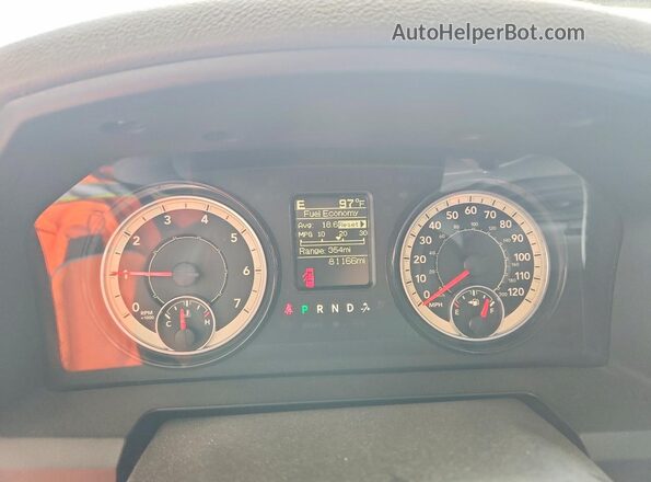 1C6RR6FTXHS791436 2017 RAM 1500 Black Vista del cuadro de instrumentos